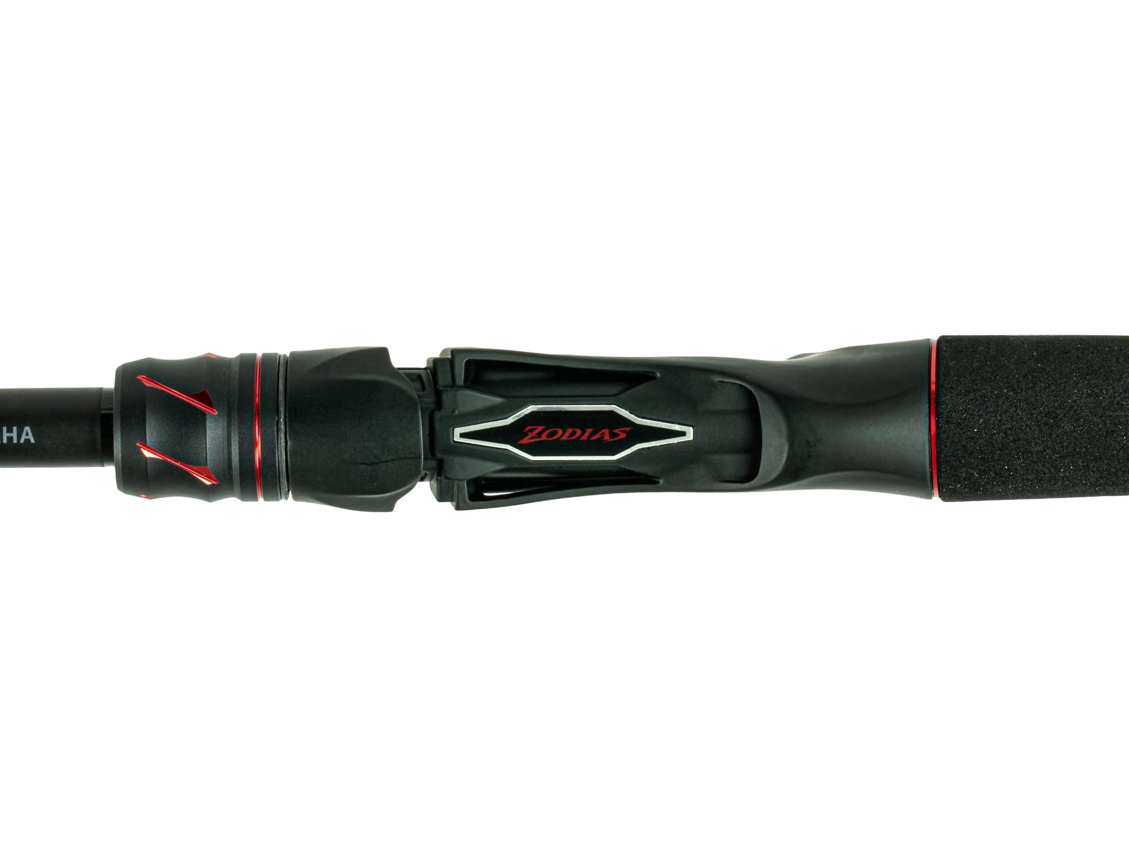 Shimano ZODIAS CI4+ reel seat reduces weight for improved balance.