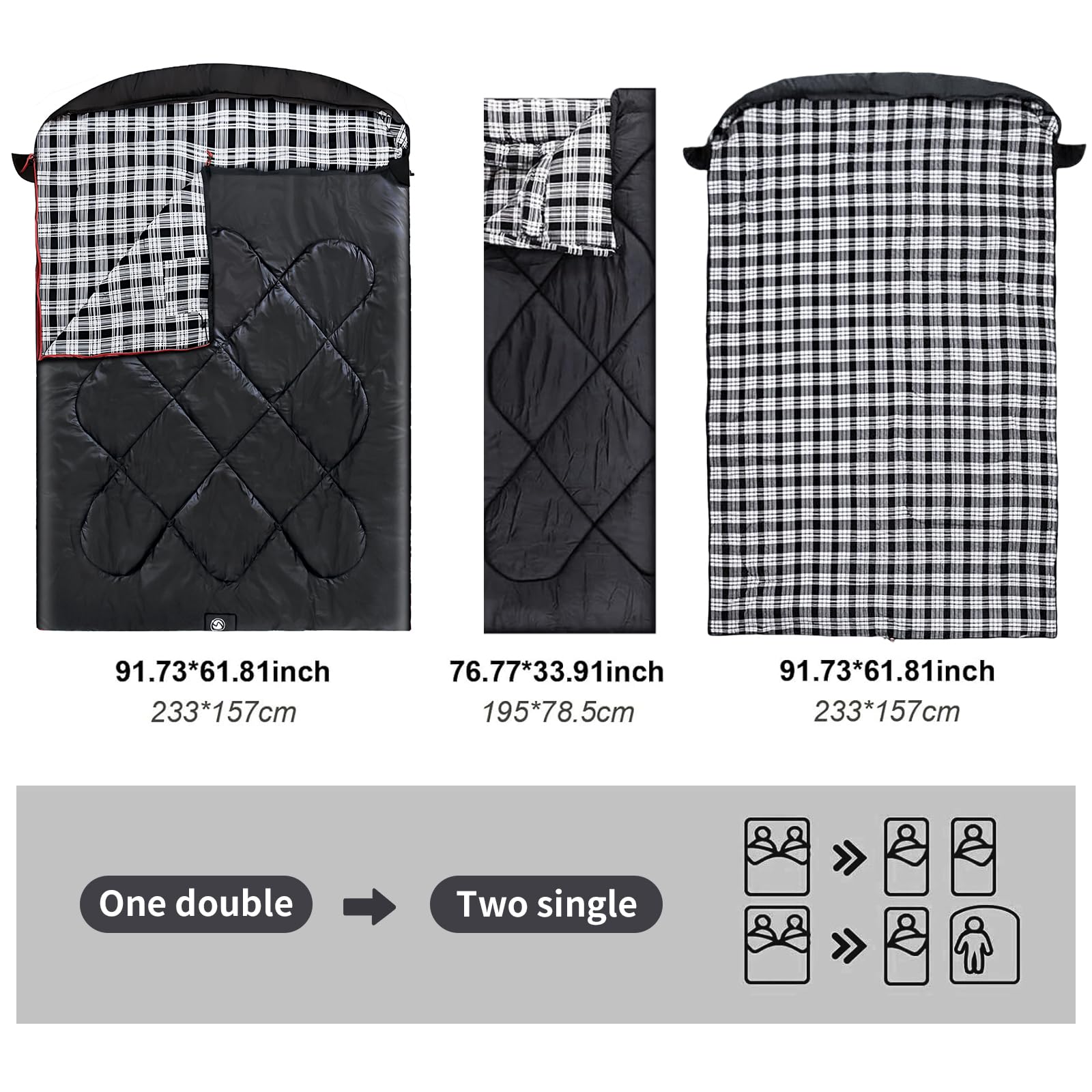 ShinHye two-pillows set with soft flannel lining boosts comfort.