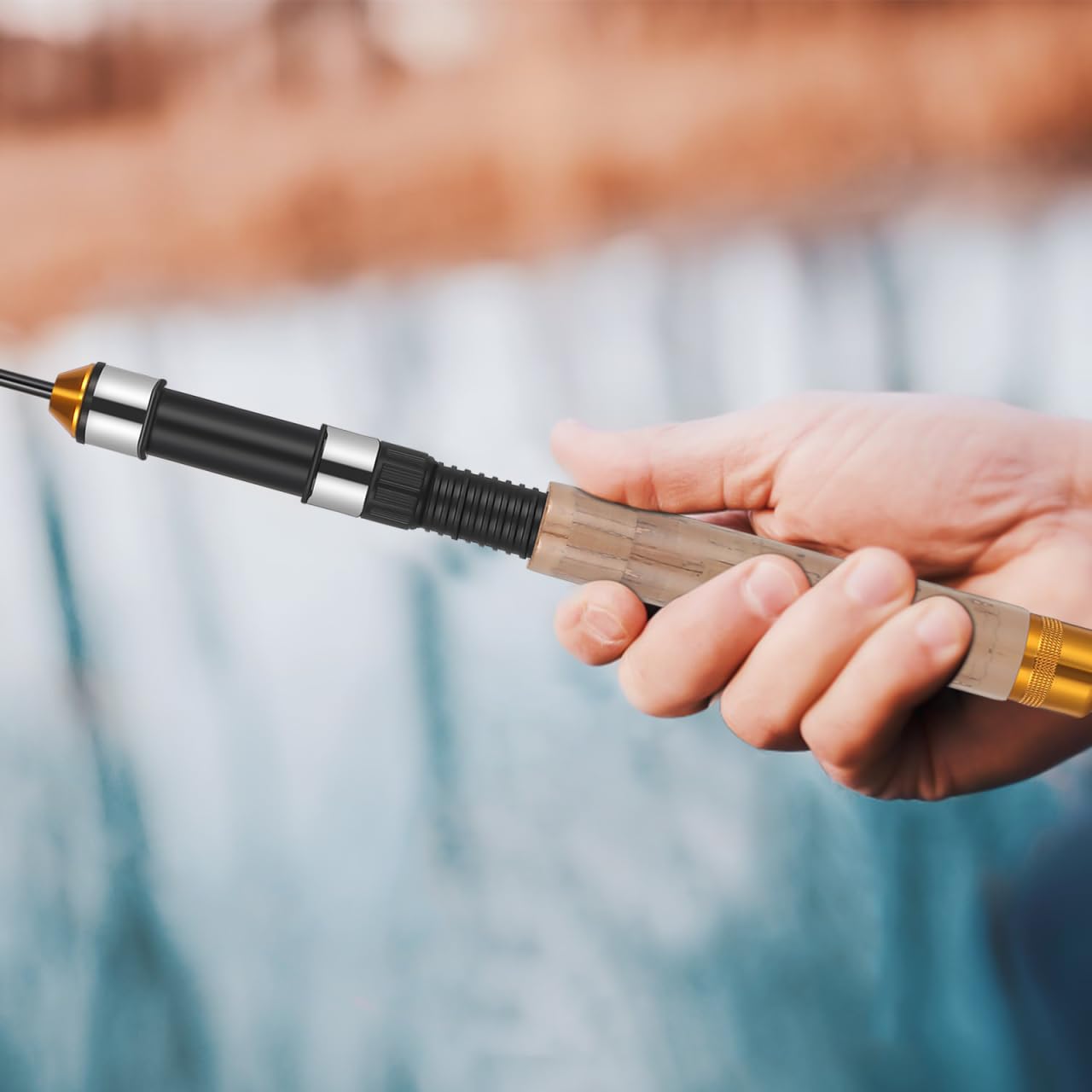 SHINEOFI telescoping rod extending smoothly for quick on-site setup