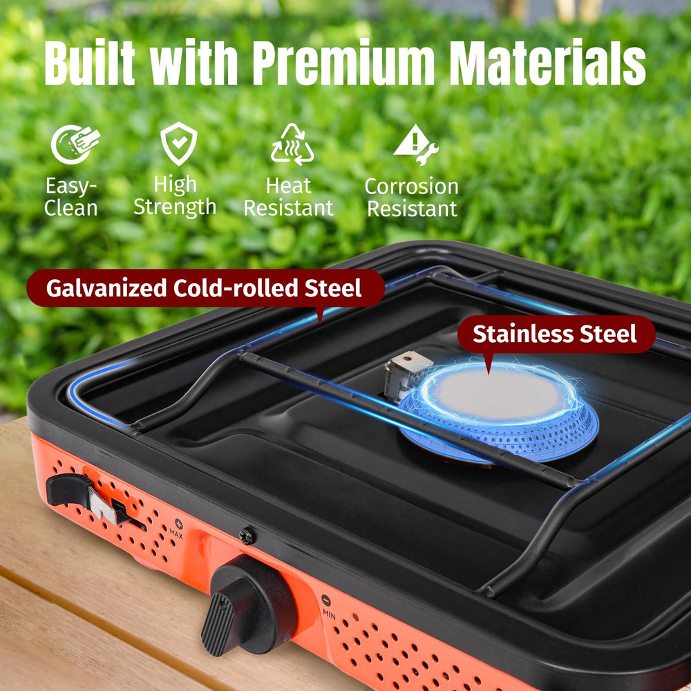 SHINESTAR complete-outdoor-cook-kit provides convenient outdoor cooking setup.