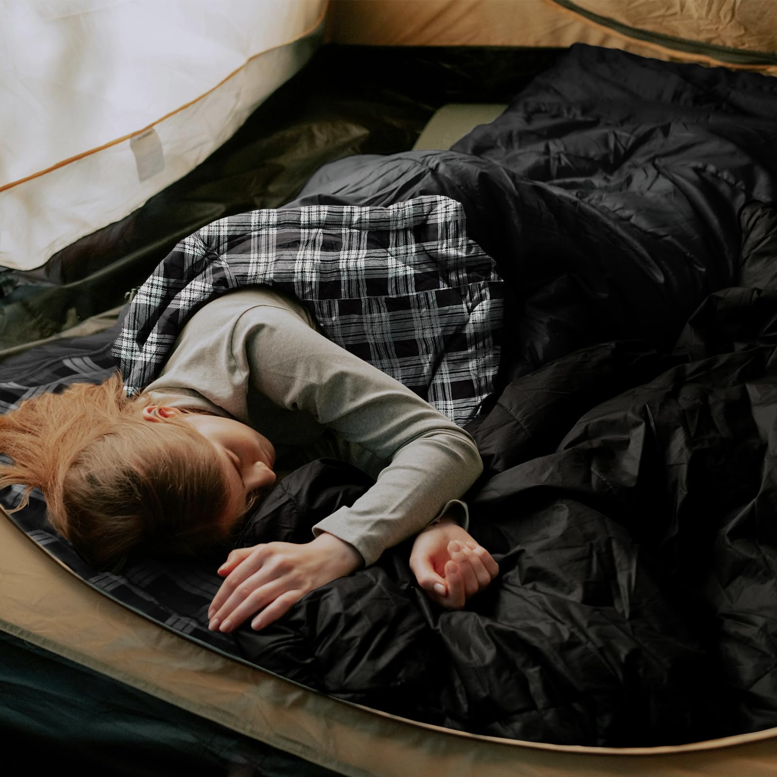 ShinHye 0-degree sleeping bag big and tall fit shown for tall campers