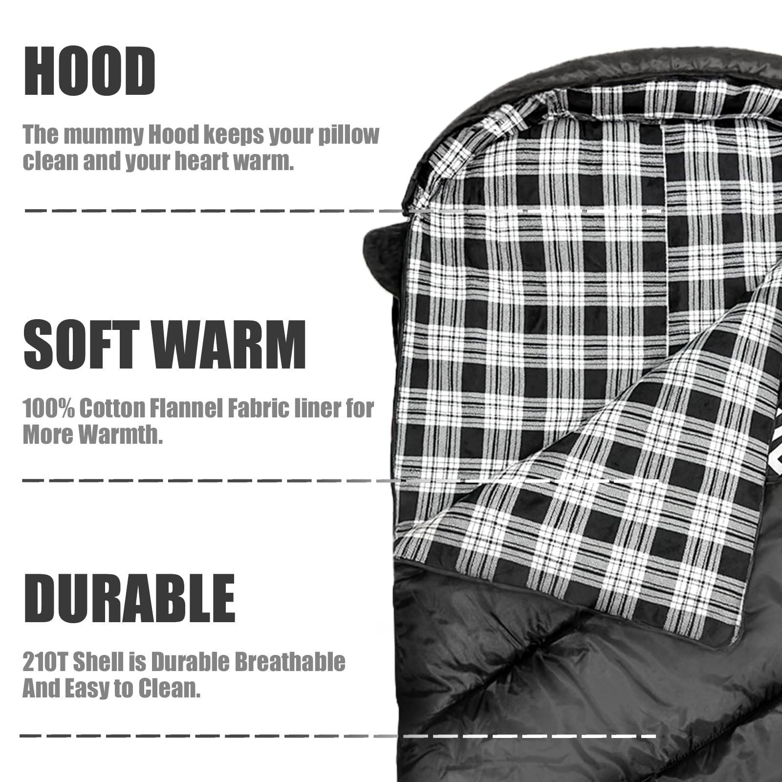 ShinHye 0-degree sleeping bag compressed in sack demonstrates easy packing