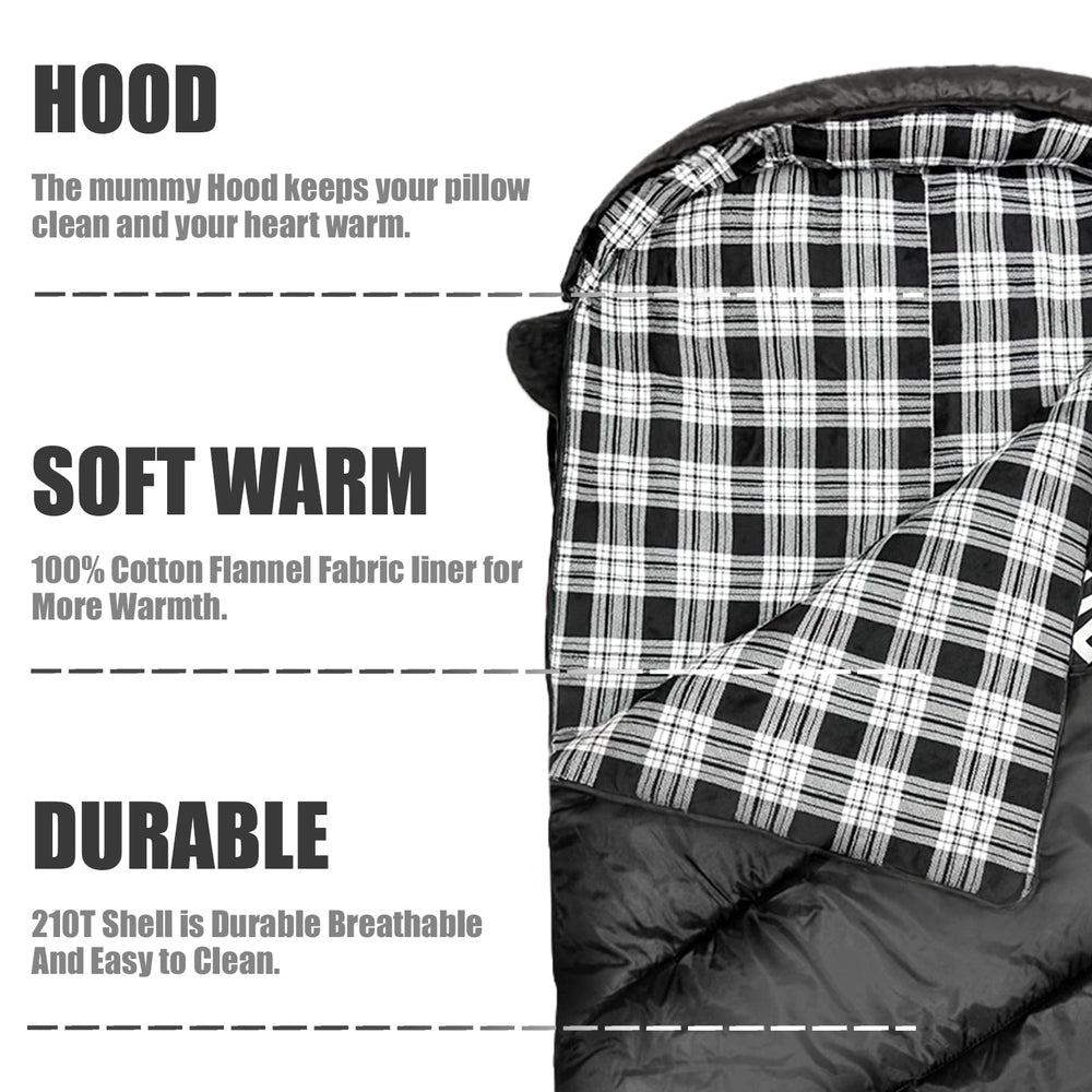 ShinHye 0-degree sleeping bag compressed in sack demonstrates easy packing