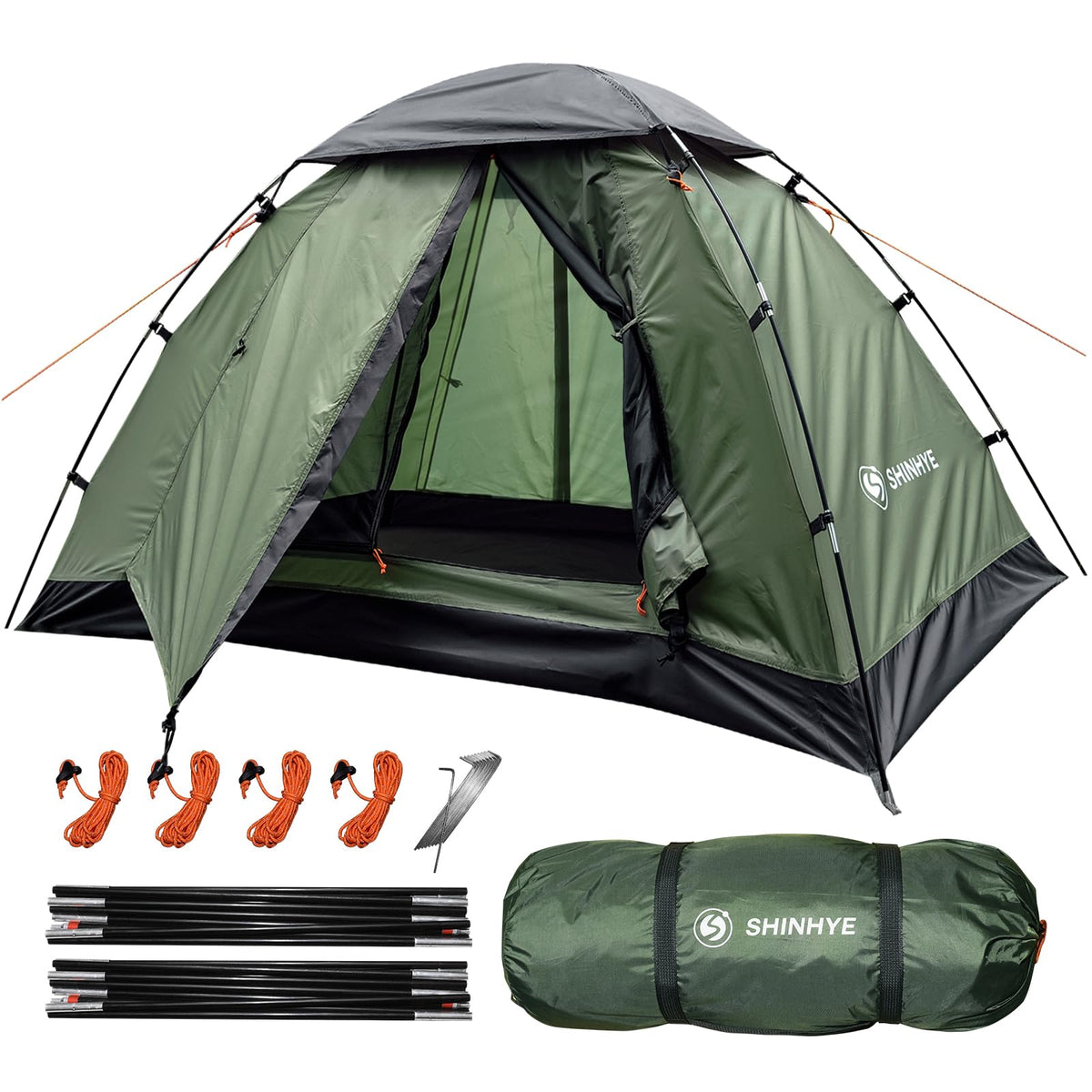 ShinHye backpacking tent compact folded for easy packing on trips.
