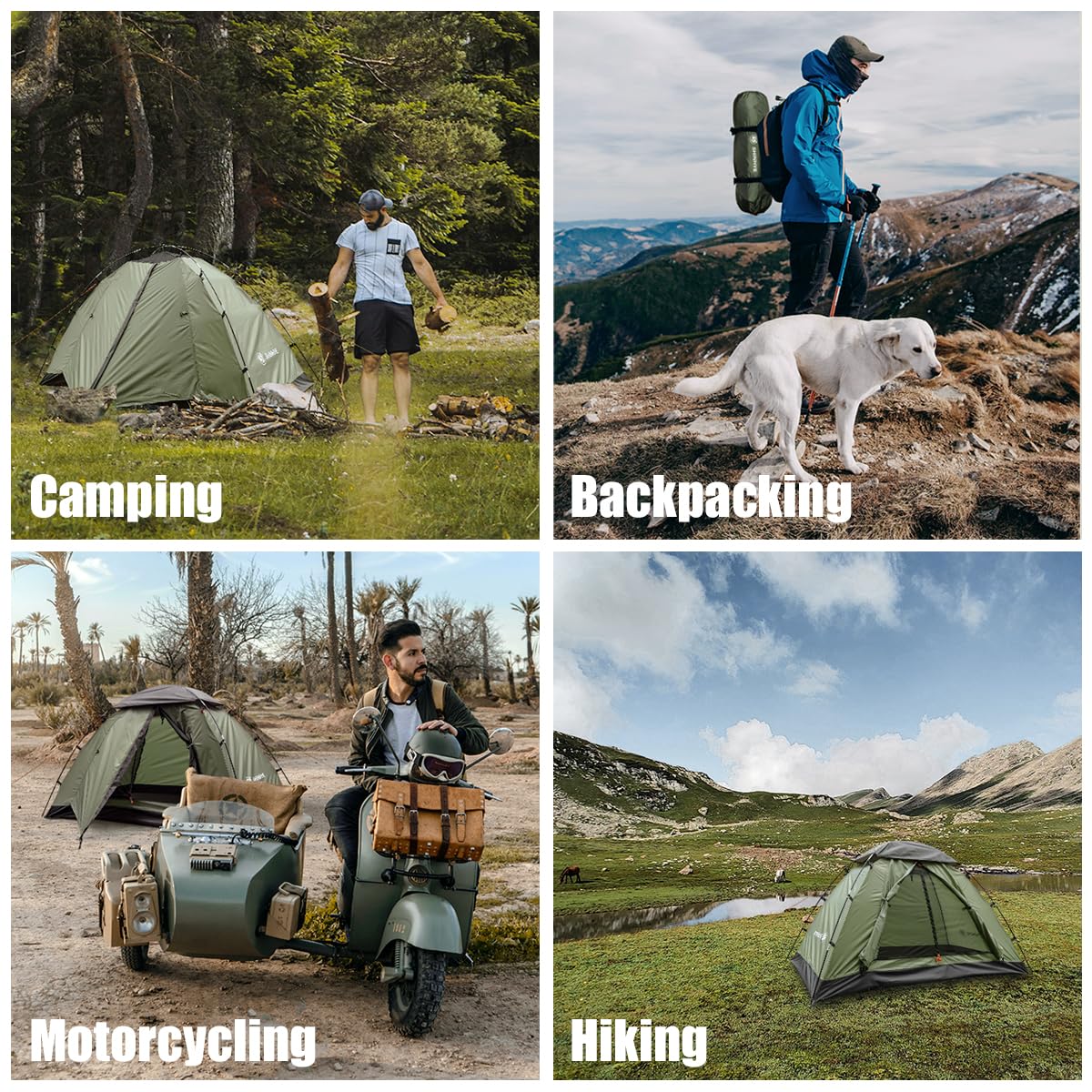 ShinHye backpacking tent designed for three-season use in changing weather.