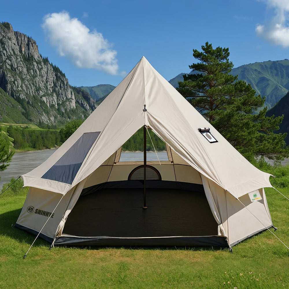 ShinHye Bell Yurt included storage bag keeps everything organized post-camp.