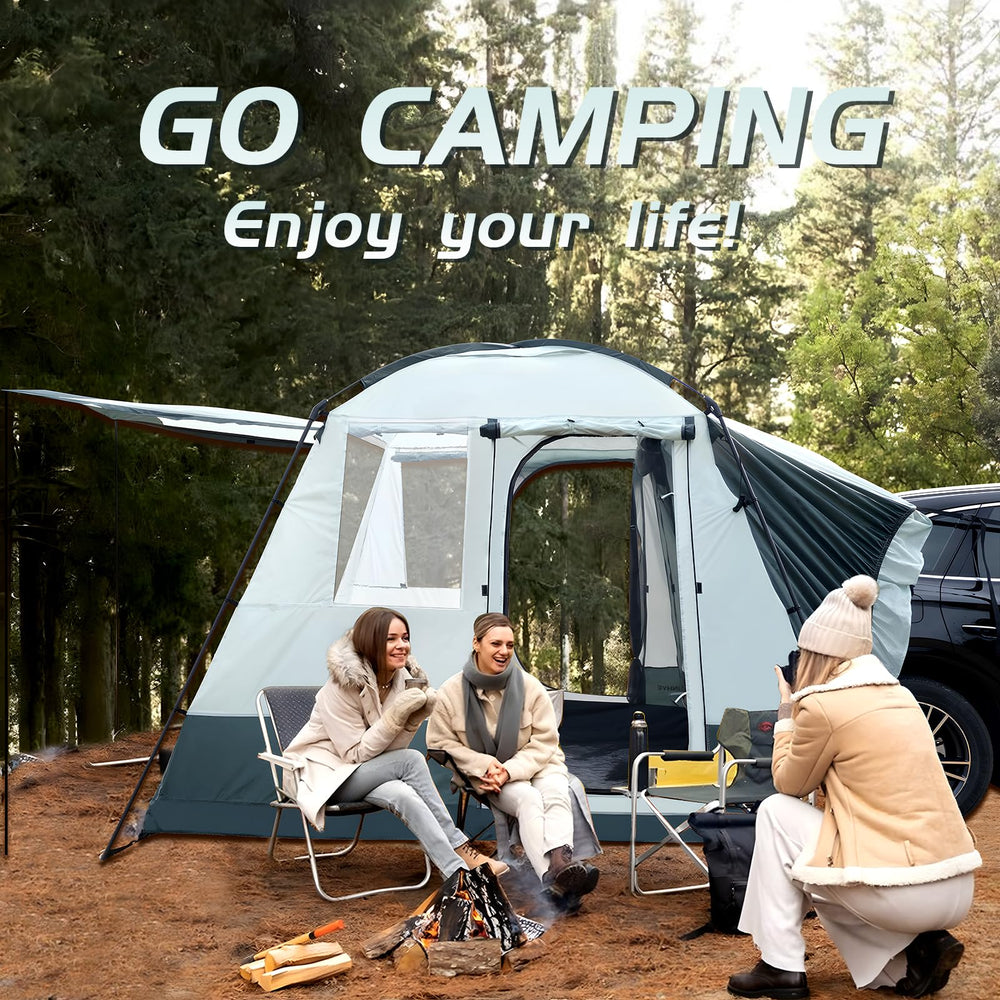 ShinHye SUV Tent 9.84 feet dimensions support multiple occupants and gear.