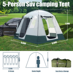ShinHye SUV Tent waterproof finish keeps gear dry during unexpected downpours.