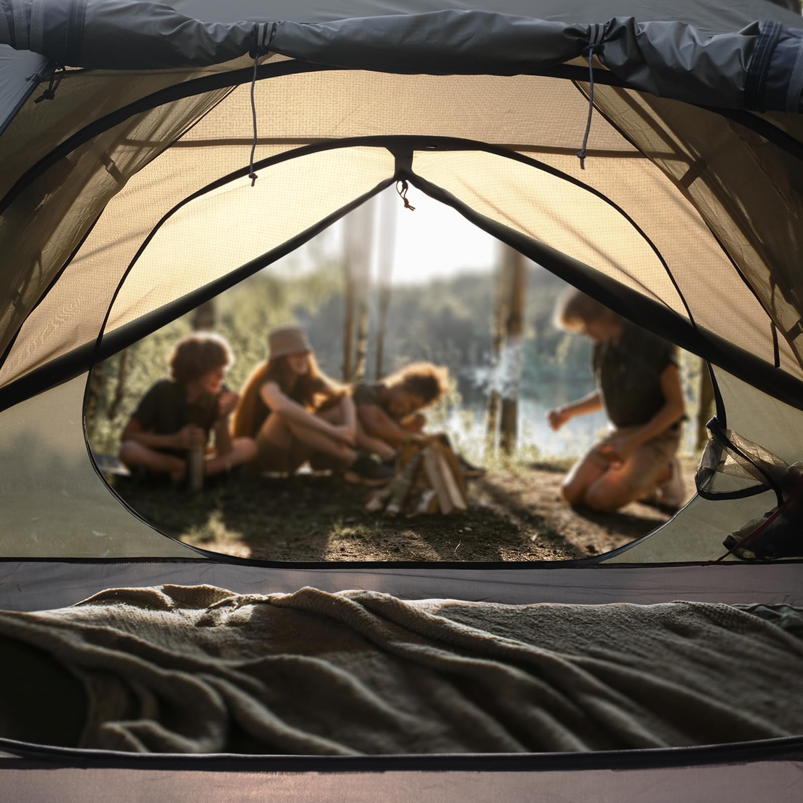 ShinHye ultralight tent compact folded form for easy carrying.