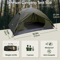 ShinHye ultralight tent quick setup with aluminum poles for solo pitching.