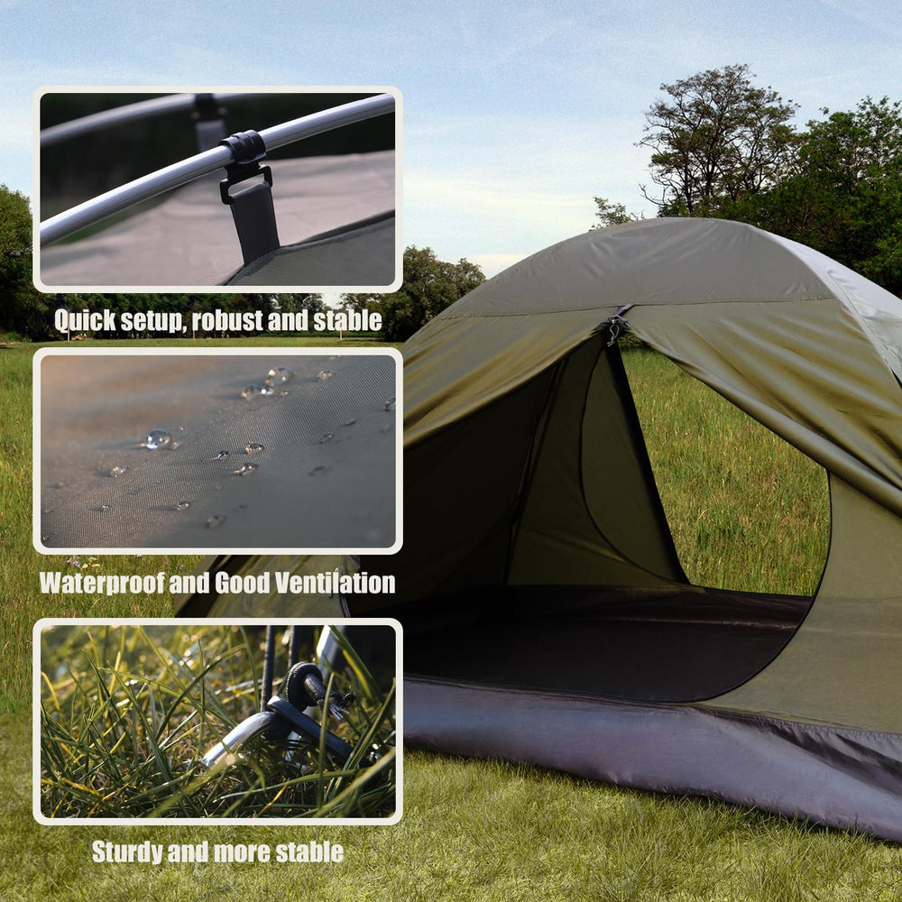 ShinHye ultralight tent large mesh windows improve ventilation and airflow.