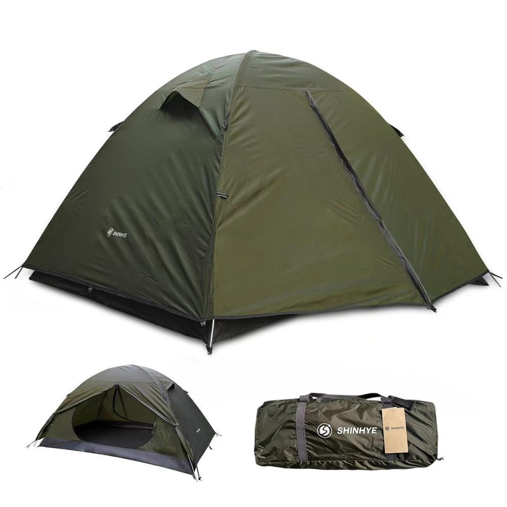 ShinHye ultralight tent waterproof outer shell shields you in rain.