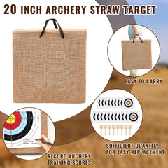 ShinyRelief target pins secure the targets for quick setup