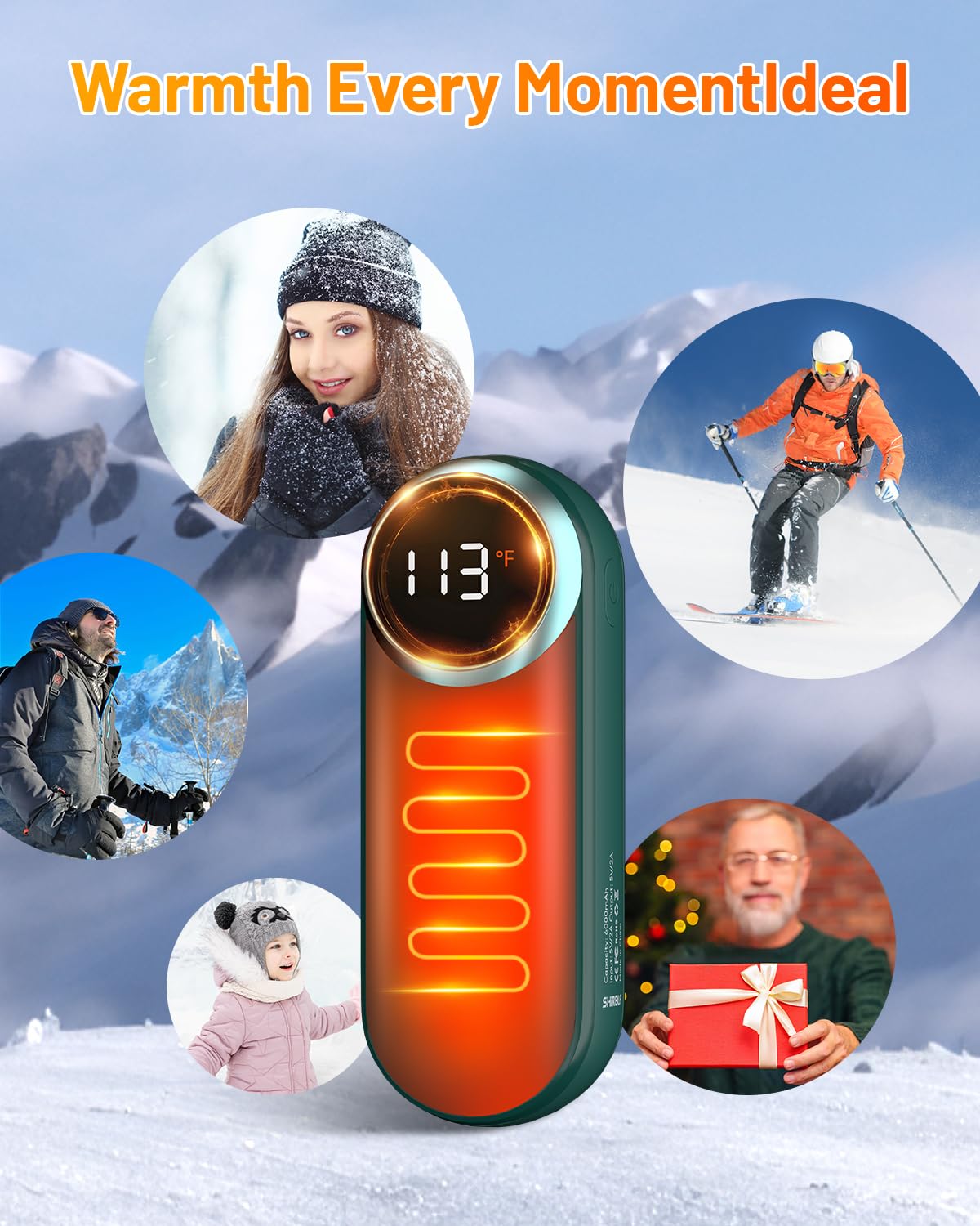 Shirble LED light mode providing ambient brightness for outdoor tasks.