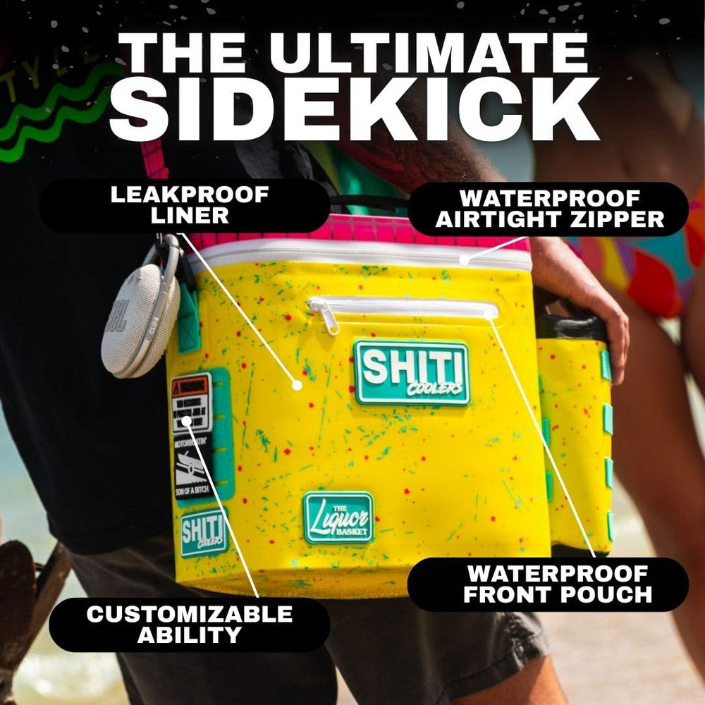 SHITI Cooler insulated inner compartment shows 24-hour ice retention for picnics.