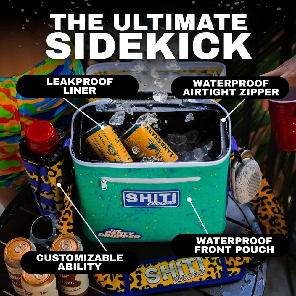 SHITI The Dropper molle-attachment demonstrates customizable gear for paddling, camping, or beach days.