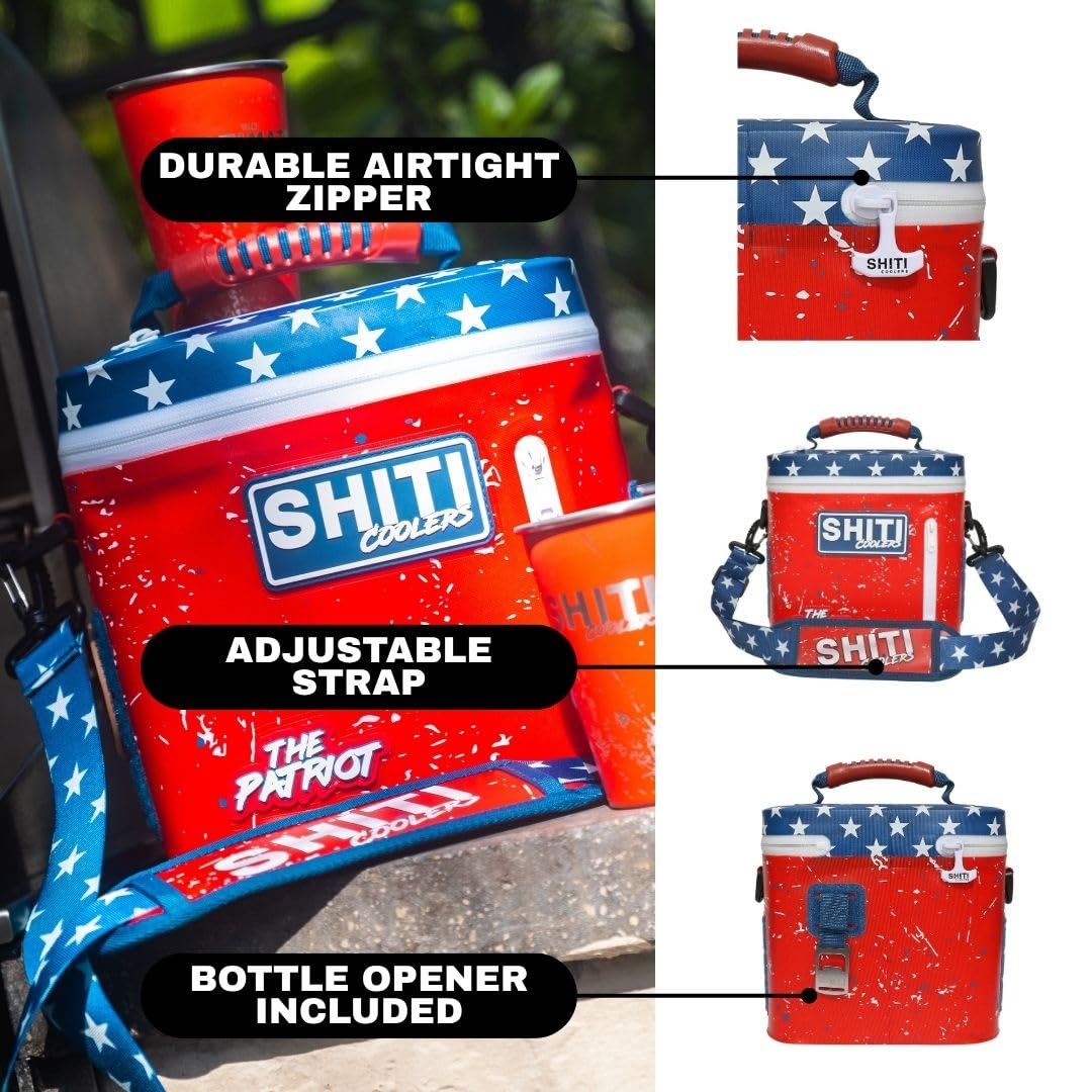 SHITI The Patriot MOLLE area supports patches and accessories customization.