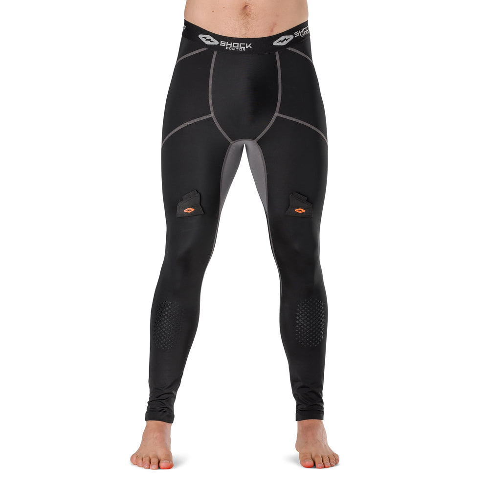Shock Doctor four-way stretch fabric demonstrating adaptive, comfortable fit