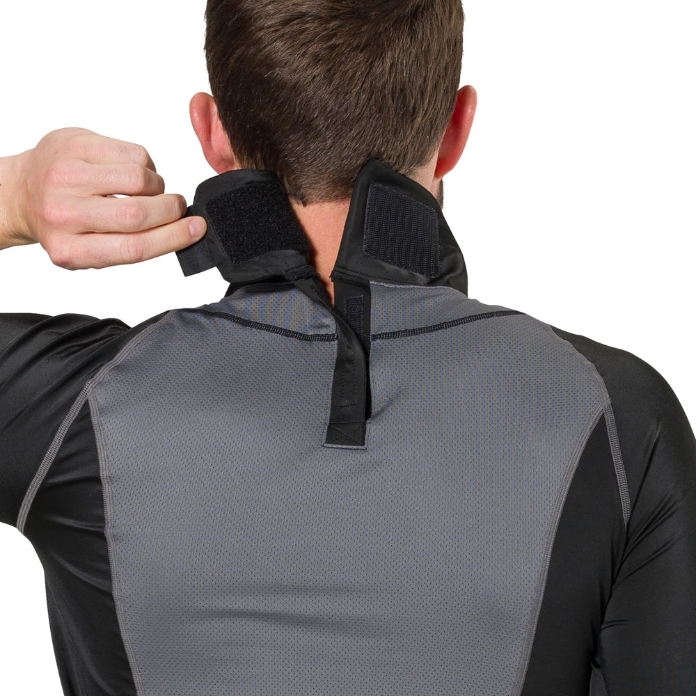 Sleeve lock design keeps elbow pads in place for steady protection.