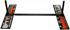 Shooter Grandstand side view shows universal fit for 3D archery targets and easy adjustment.