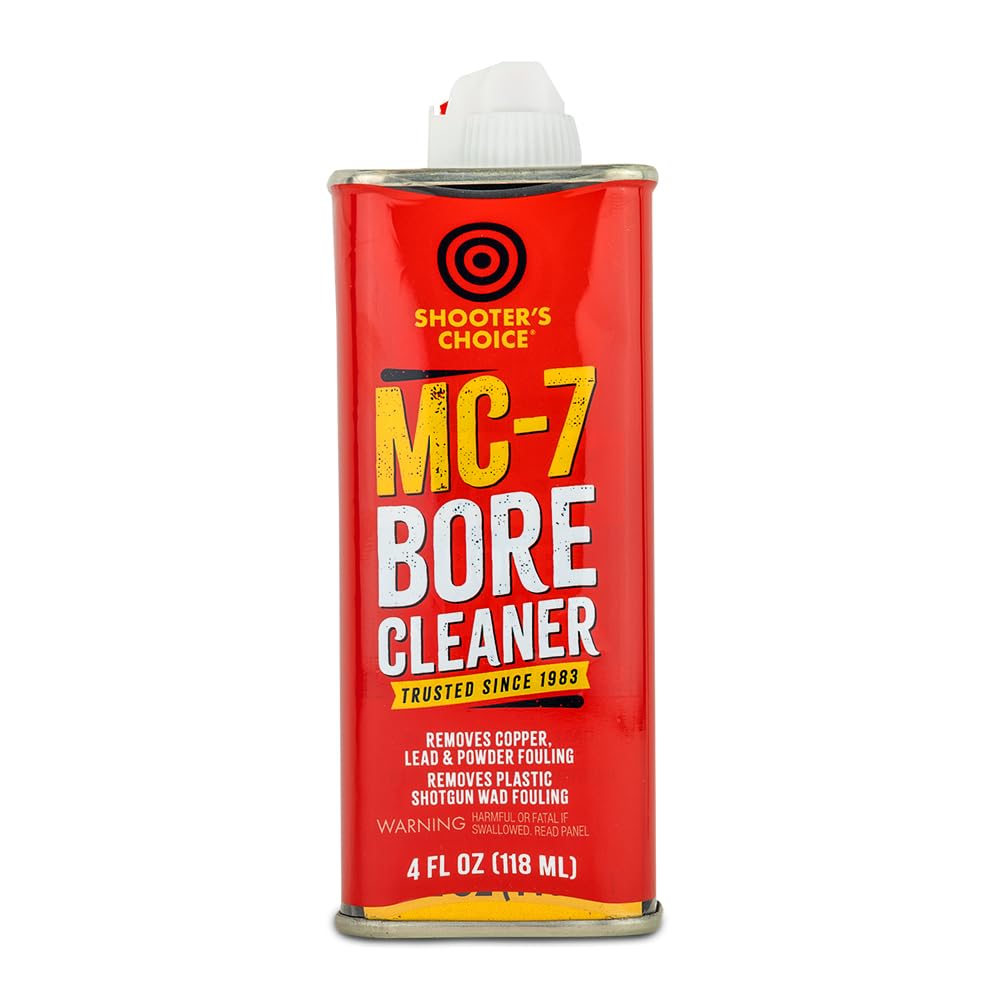 Bottle of Shooter's Choice MC-7 Bore Cleaner & Conditioner 4oz bottle, Color