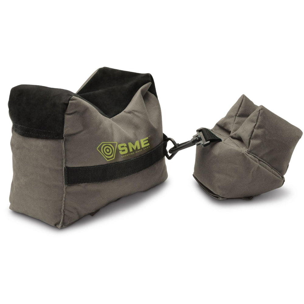 Shooting Made Easy SME 2 Piece in use on a rifle for balanced support.