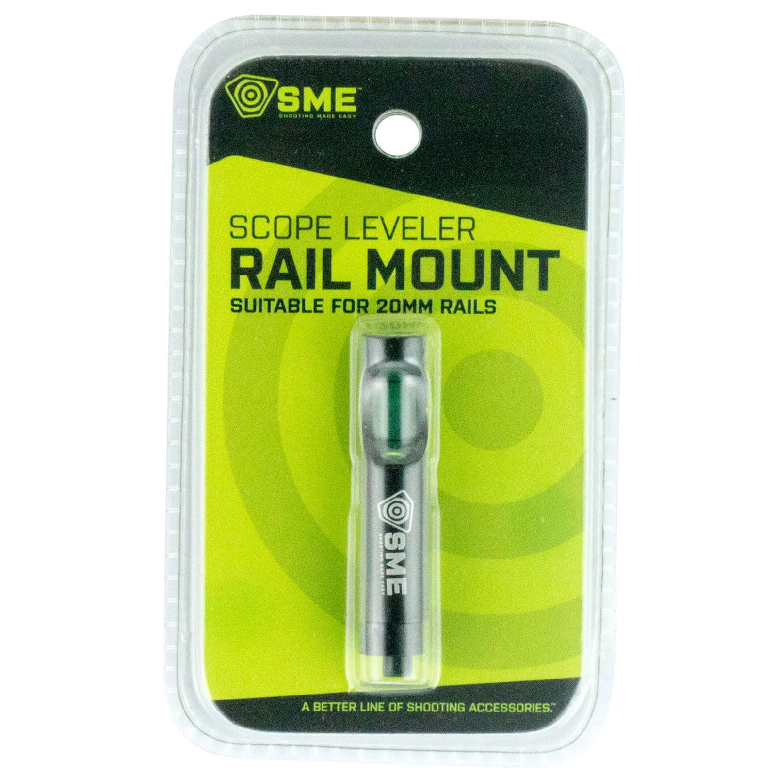 Shooting Made Easy SME Scope Leveler with hex wrench included for easy mounting.