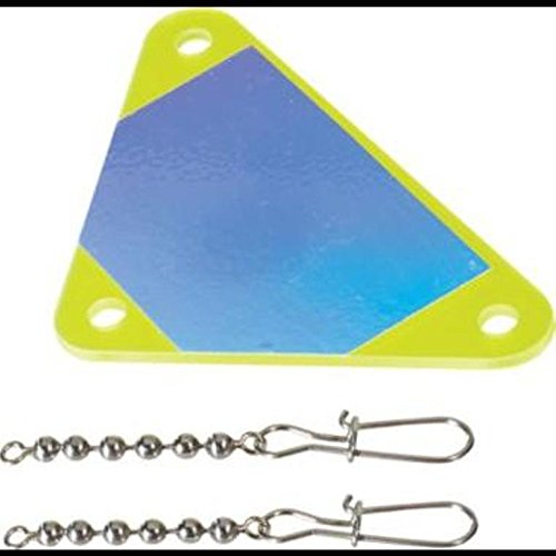 Shortbus Flashers Spreader with green blade UV prevents line twists on lead droppers