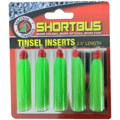 Shortbus Flashers tinsel insert green adds flash to lures and attracts salmon and trout.