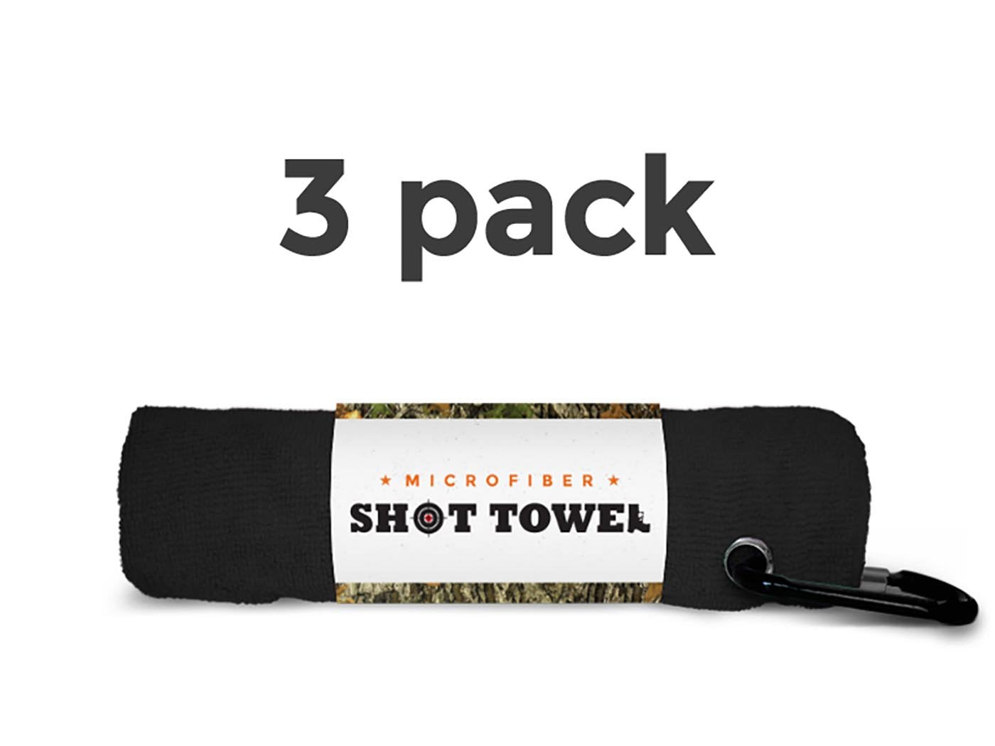 Shot Towel Midnight Black nap fabric closeup: ultra-soft microfiber for comfortable touch and quick drying.