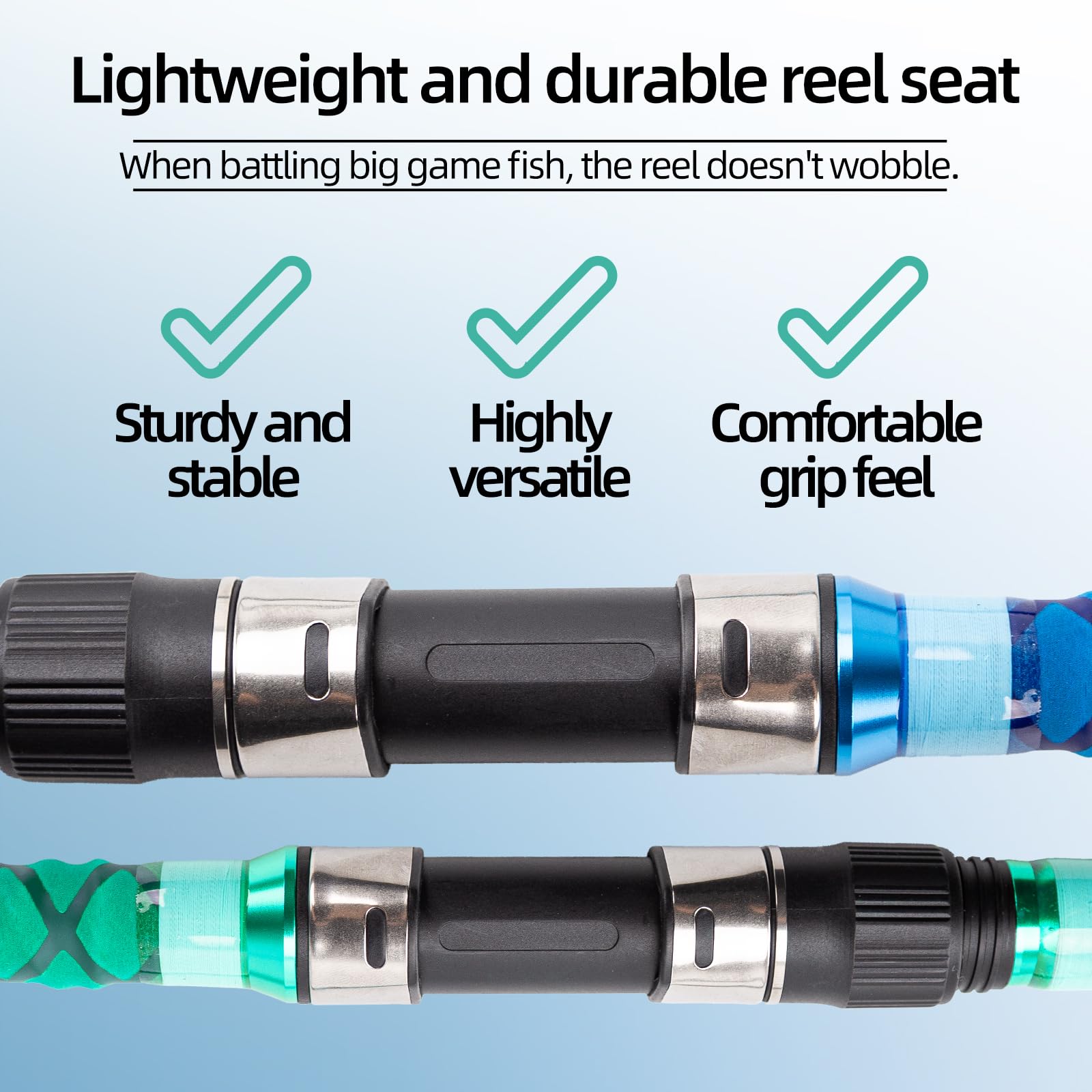 SHOUDE Surf Rod 20-40lb power suitable for varied saltwater species.