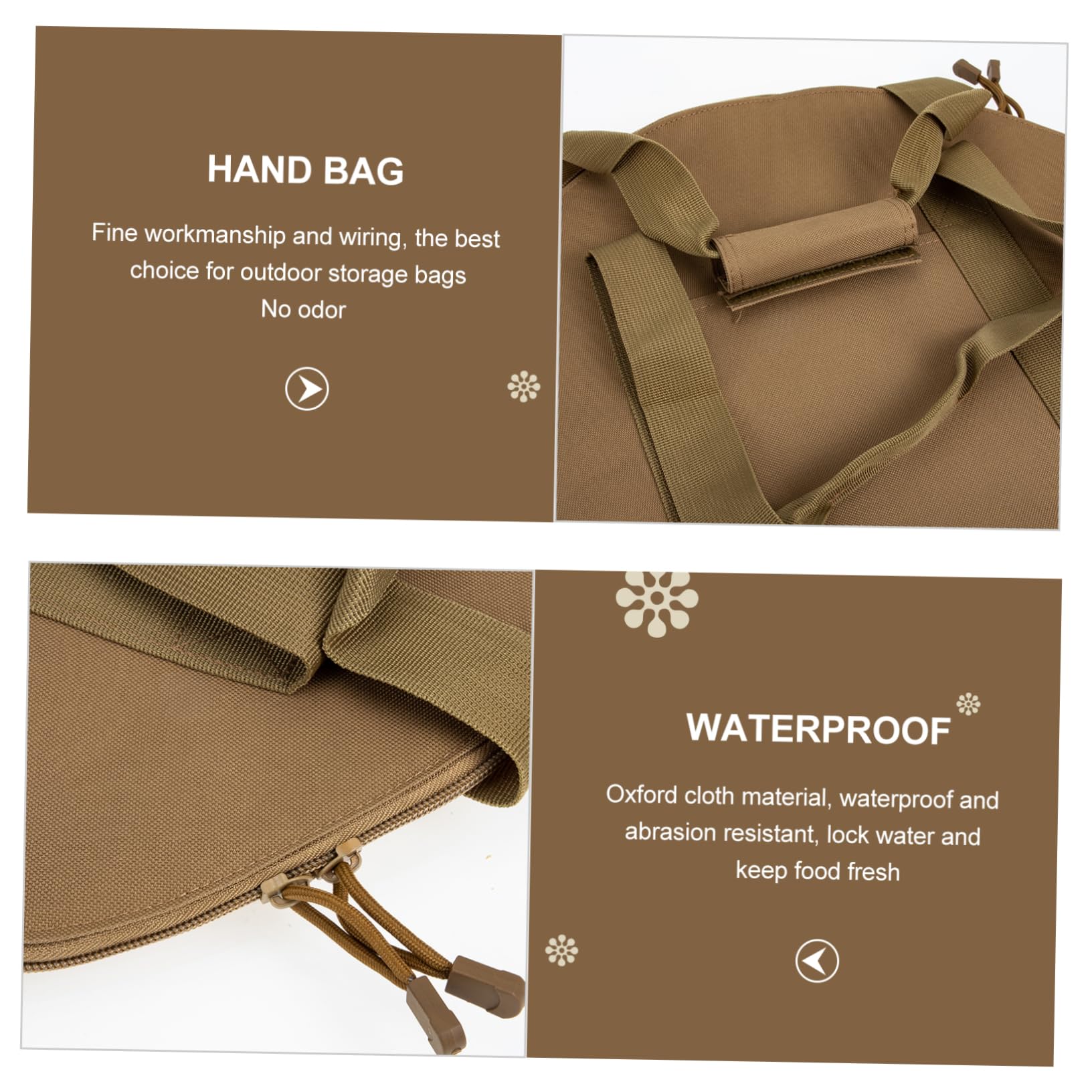 SHOWERORO skillet bag ideal for camping with lightweight design