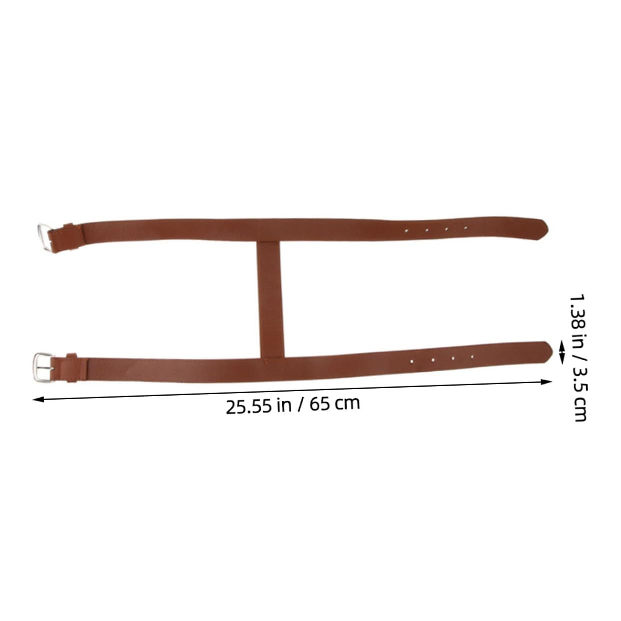 SHOWERORO heavy-duty buckle and holes for secure fit.