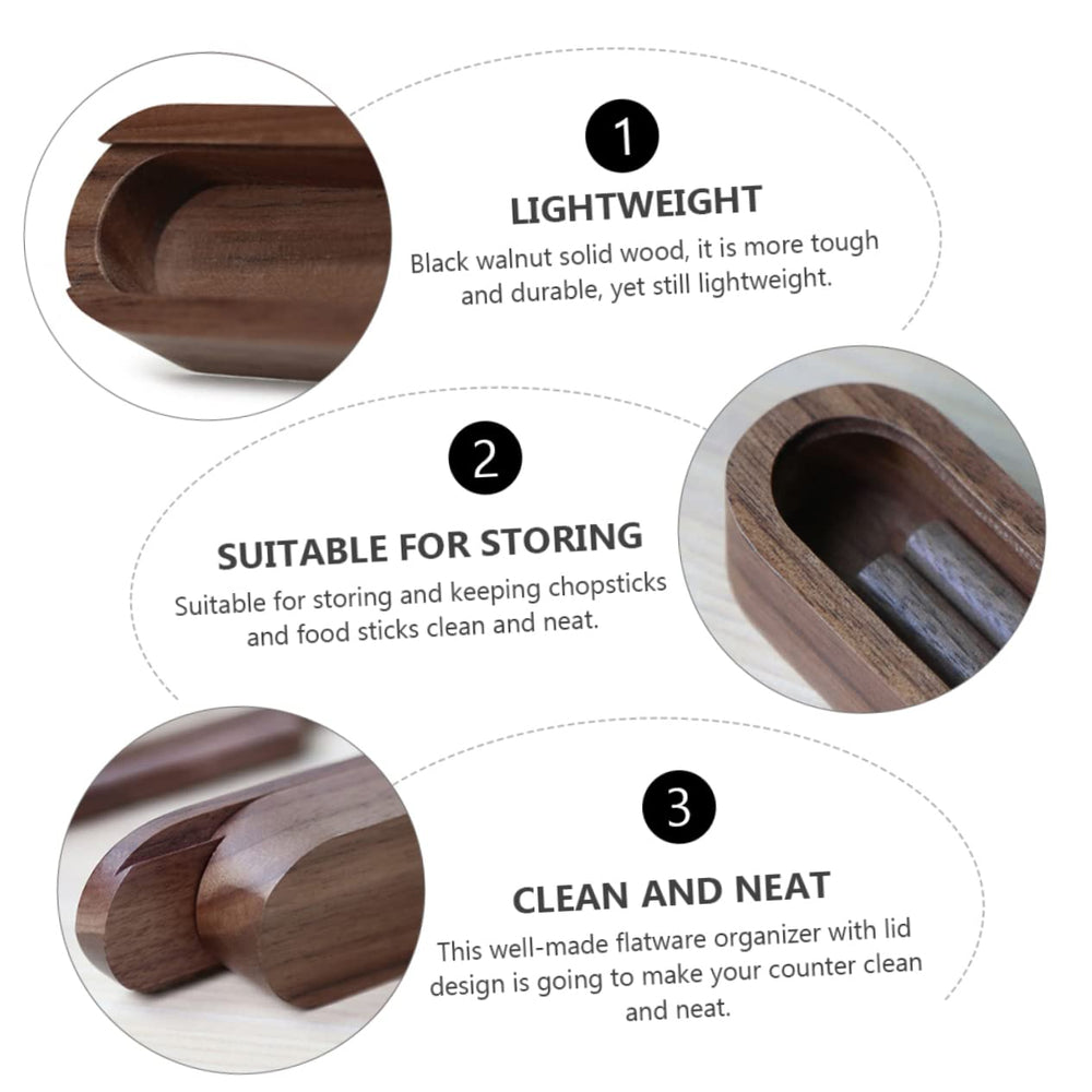 SHOWERORO wood case doubles as stationery storage option.
