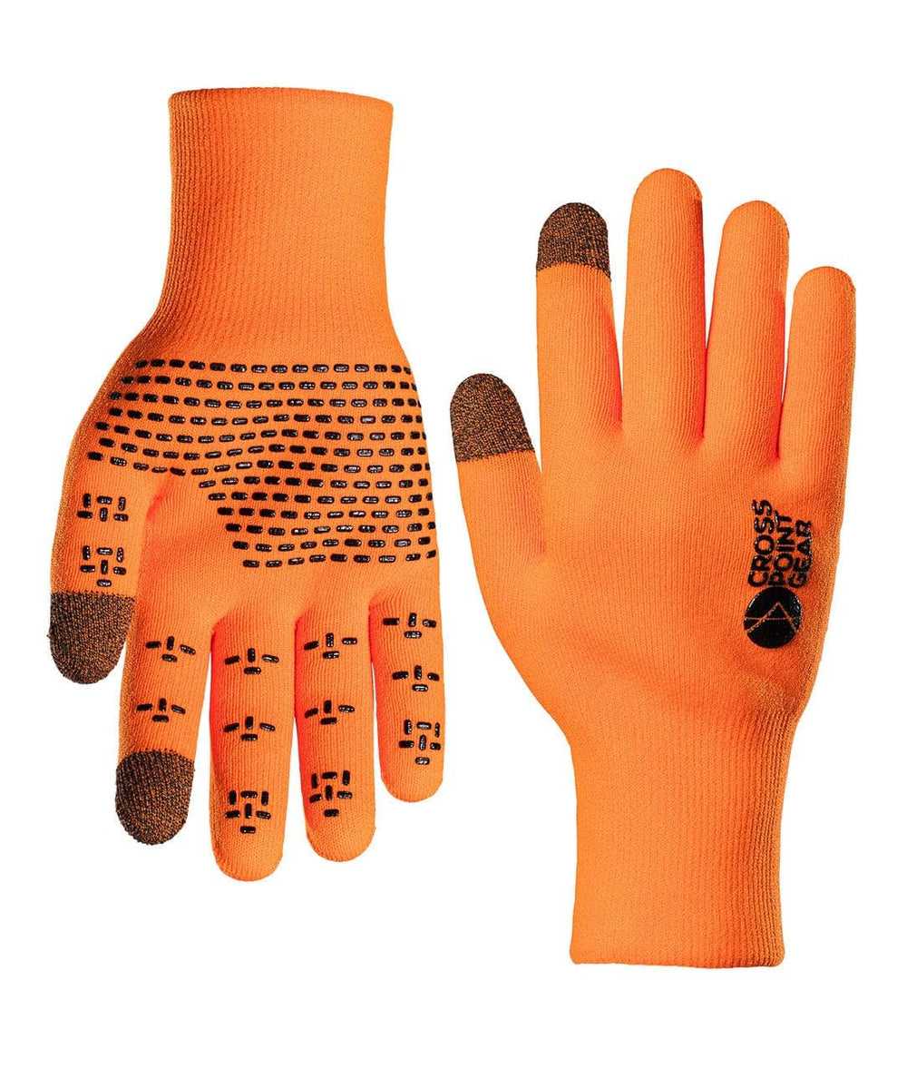 Showers Pass Cross Point glove knit exterior highlights comfortable everyday wear with reliable grip.