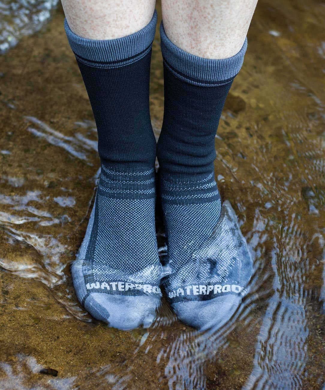 Showers Pass Cross Point socks feature wicking lining for all-day dryness