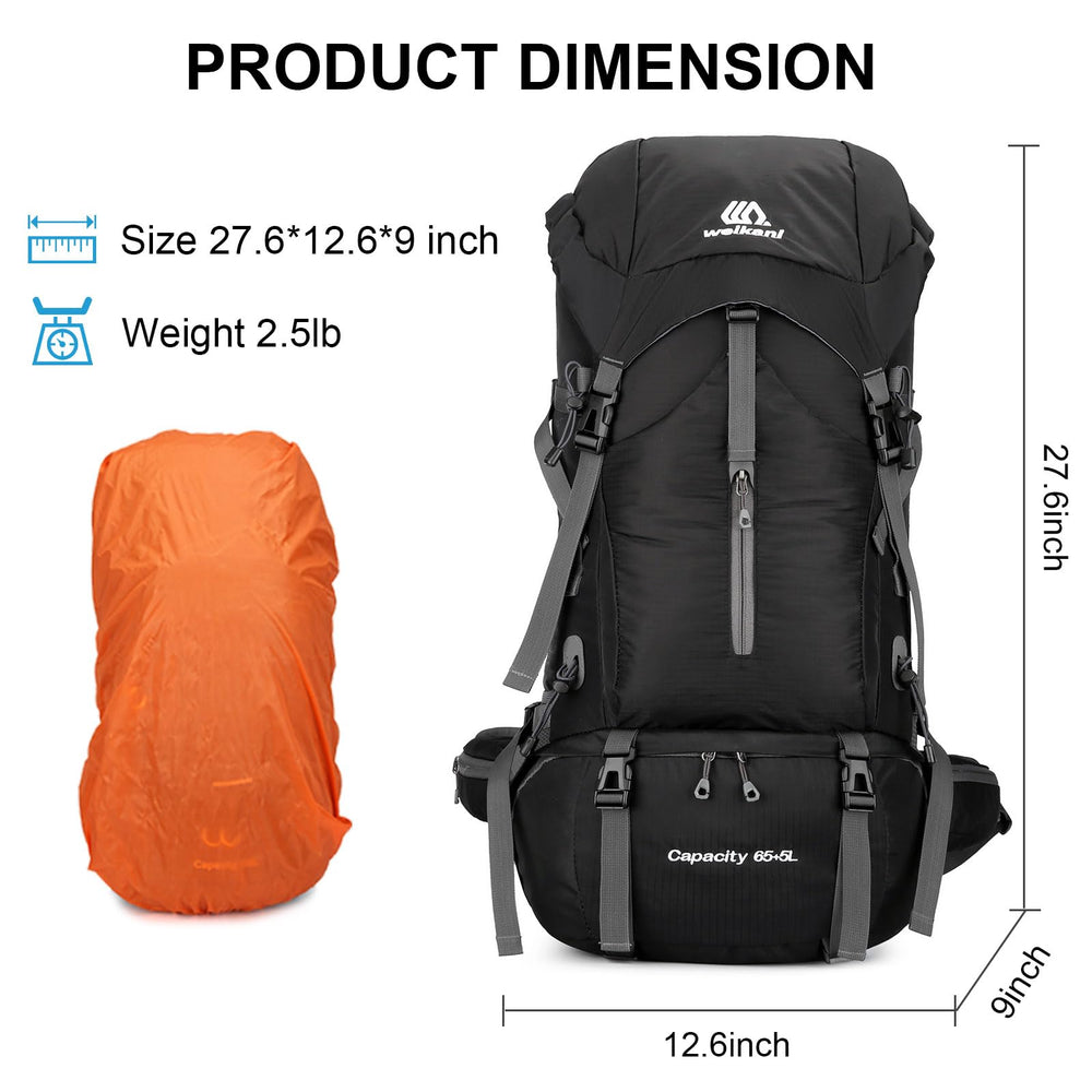 ShowyLive external pockets and gear loops for quick access on hikes