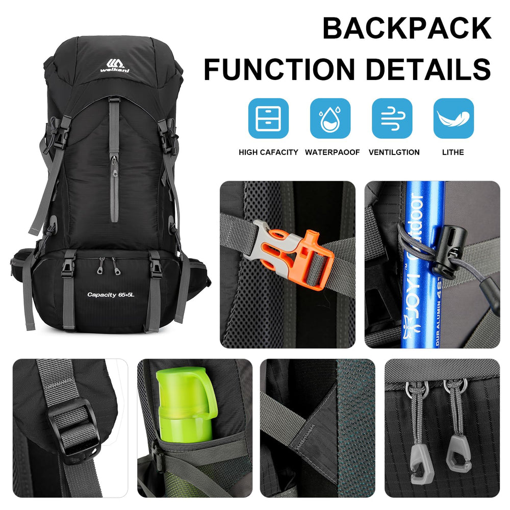 ShowyLive backpack with a spacious main compartment for gear organization