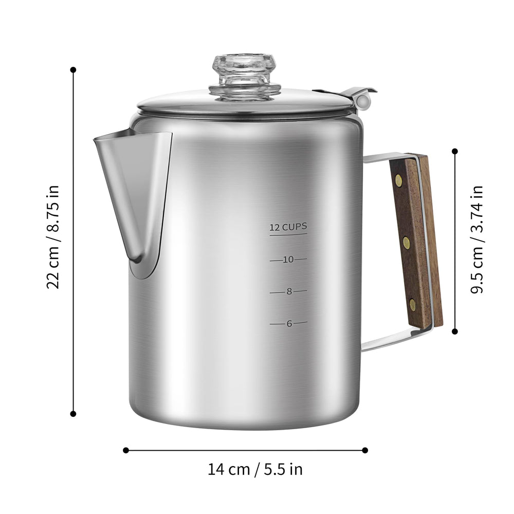 Shoxil coffee percolator on stovetop captures bold flavor at home.