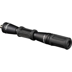 SHREWD ARCHERY Vantage Stabilizer Blackout 7 weights attached improve stability.