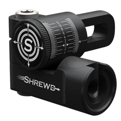 Shrewd Atlas V-Bar stabilizer front view for precise balance on archery setups.