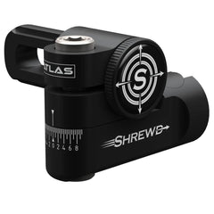 Shrewd Atlas V-Bar stabilizer mount attachment enables quick accessory integration.