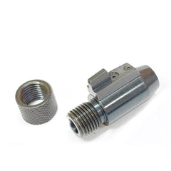 Shrike Precision front sight adapter for Crosman 2240 enhances sight alignment and durability.
