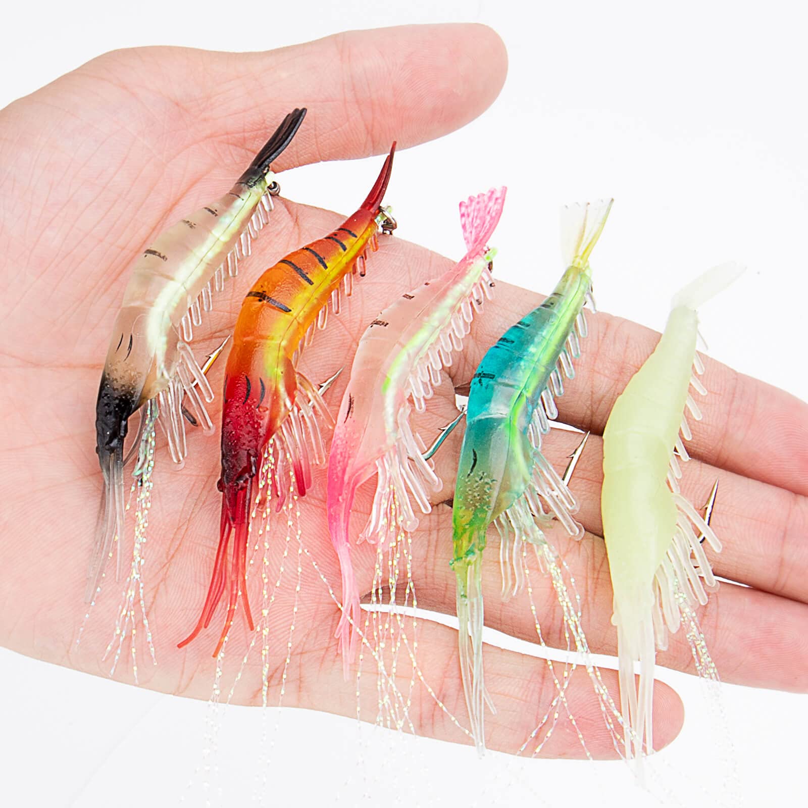 Lures suitable for freshwater and saltwater fishing