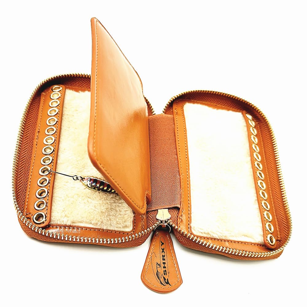 shrxy embroidered trout design on front adds rustic charm