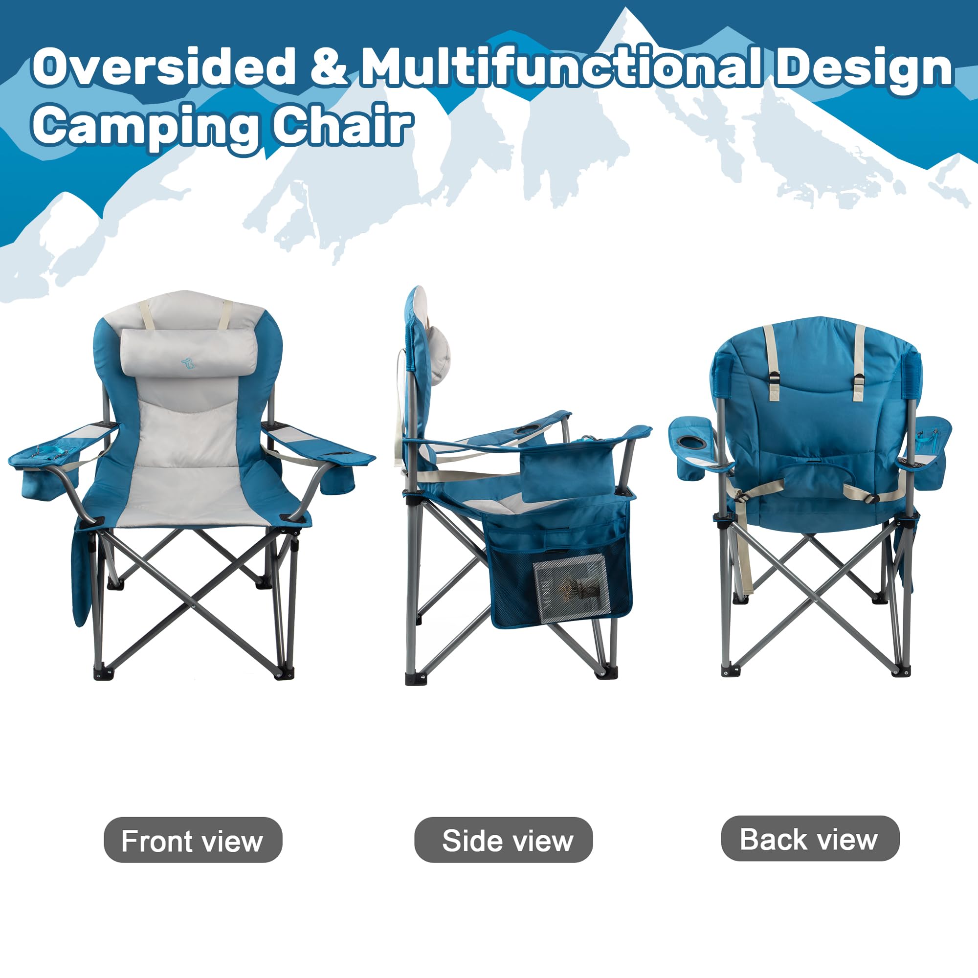 SHSYCER at beach or campsite, demonstrating portable comfort and setup.