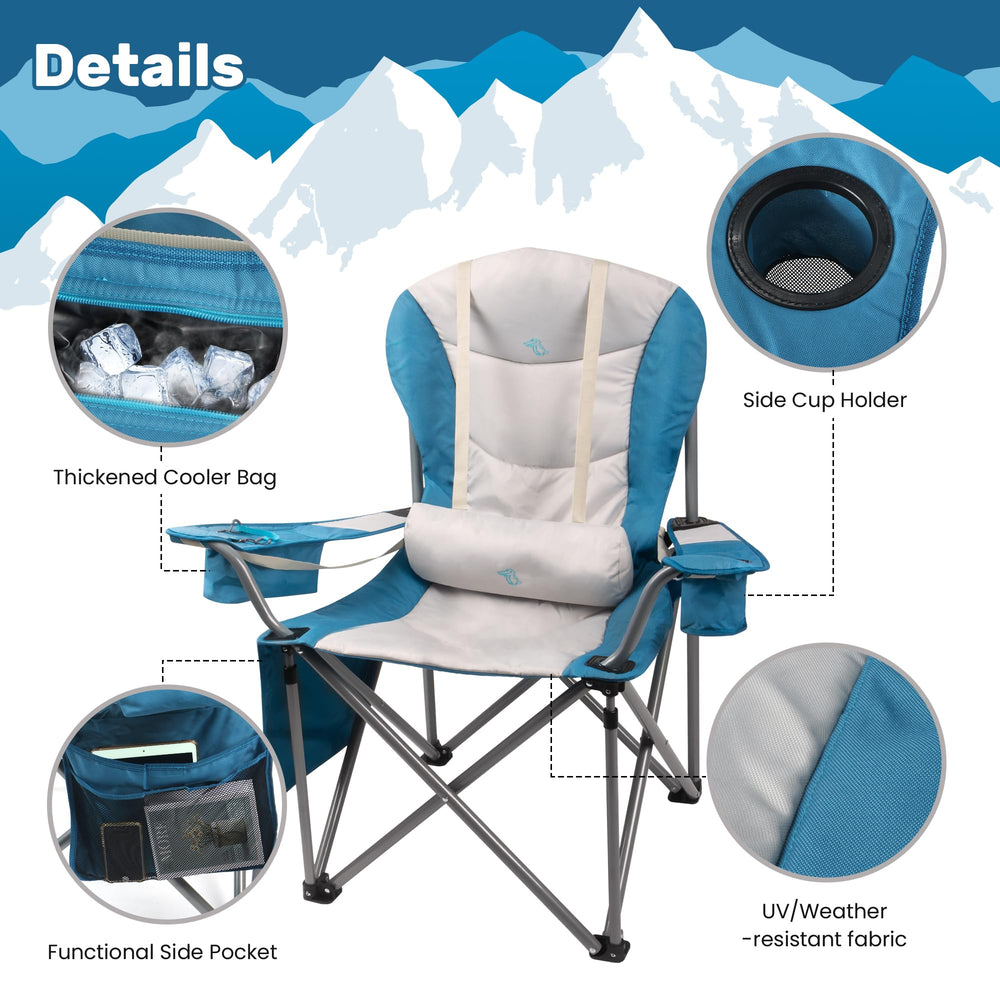 SHSYCER wide seat accommodates diverse body types for relaxed outdoor seating.