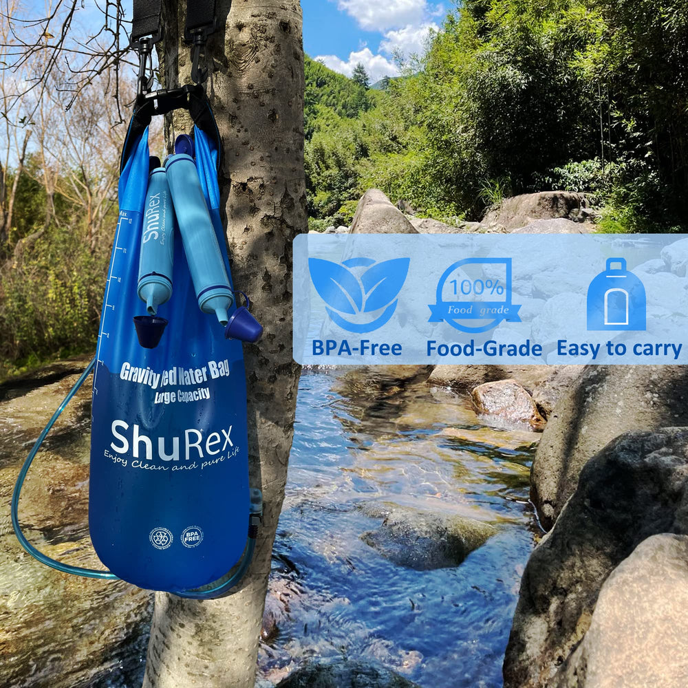 ShuRex adjustable tree strap for easy hands-free setup.