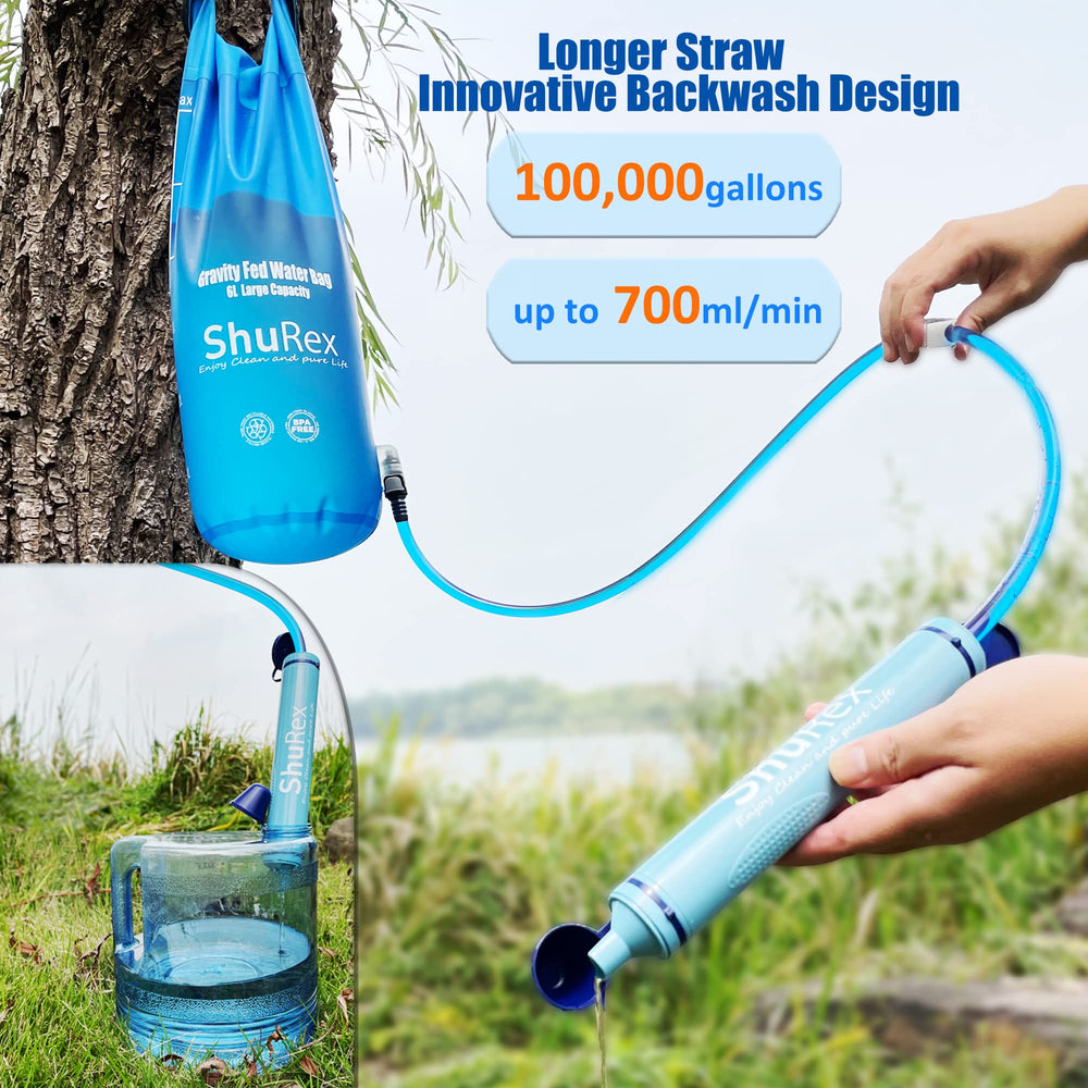 ShuRex adjustable tree strap demonstrates versatile setup on uneven ground.