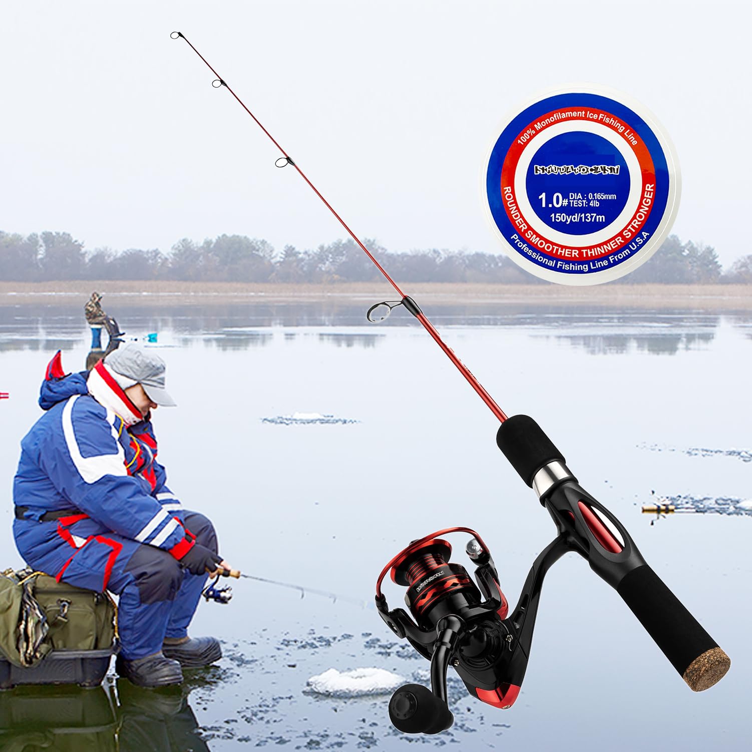 Shudarocast gift-ready ice fishing combo for winter anglers